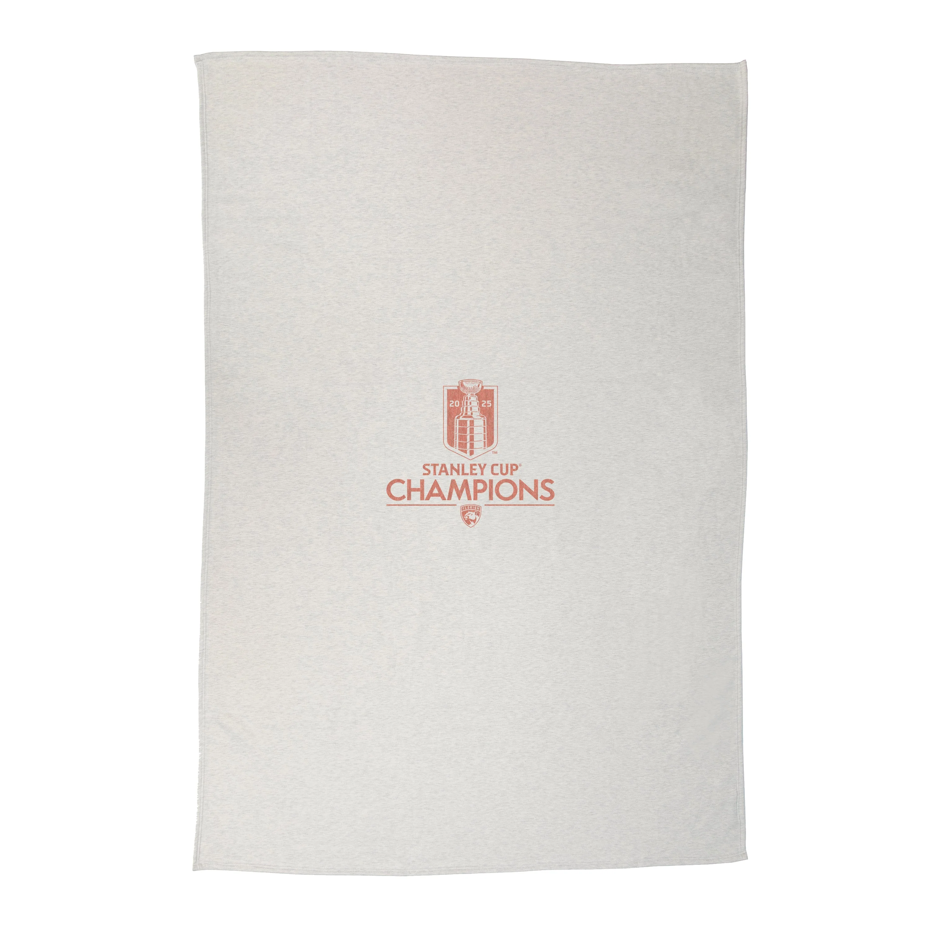 Florida Panthers 2025 Stanley Cup Champions Sublimated Sweatshirt Blanket