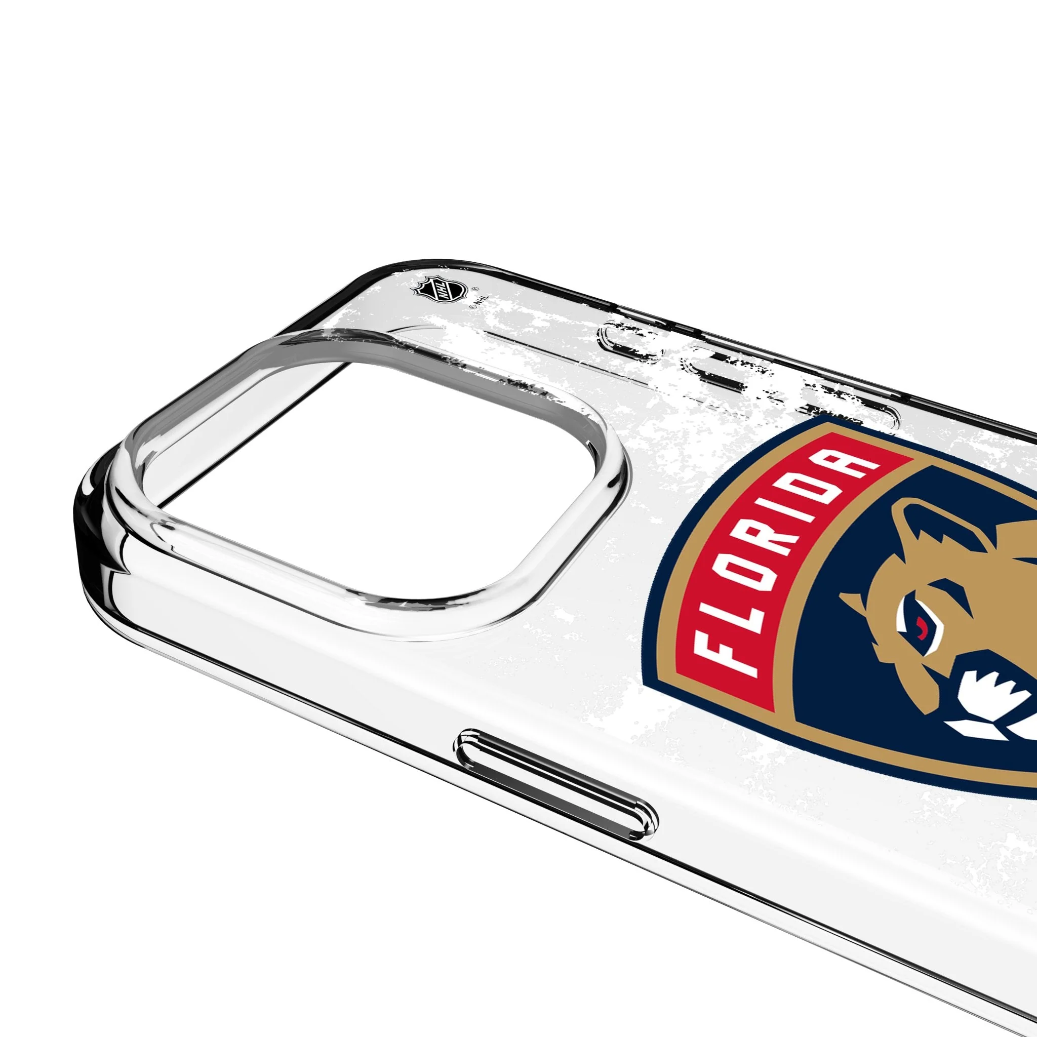 Florida Panthers Ice Stripe Clear Phone Case for Apple iPhone - Image 3
