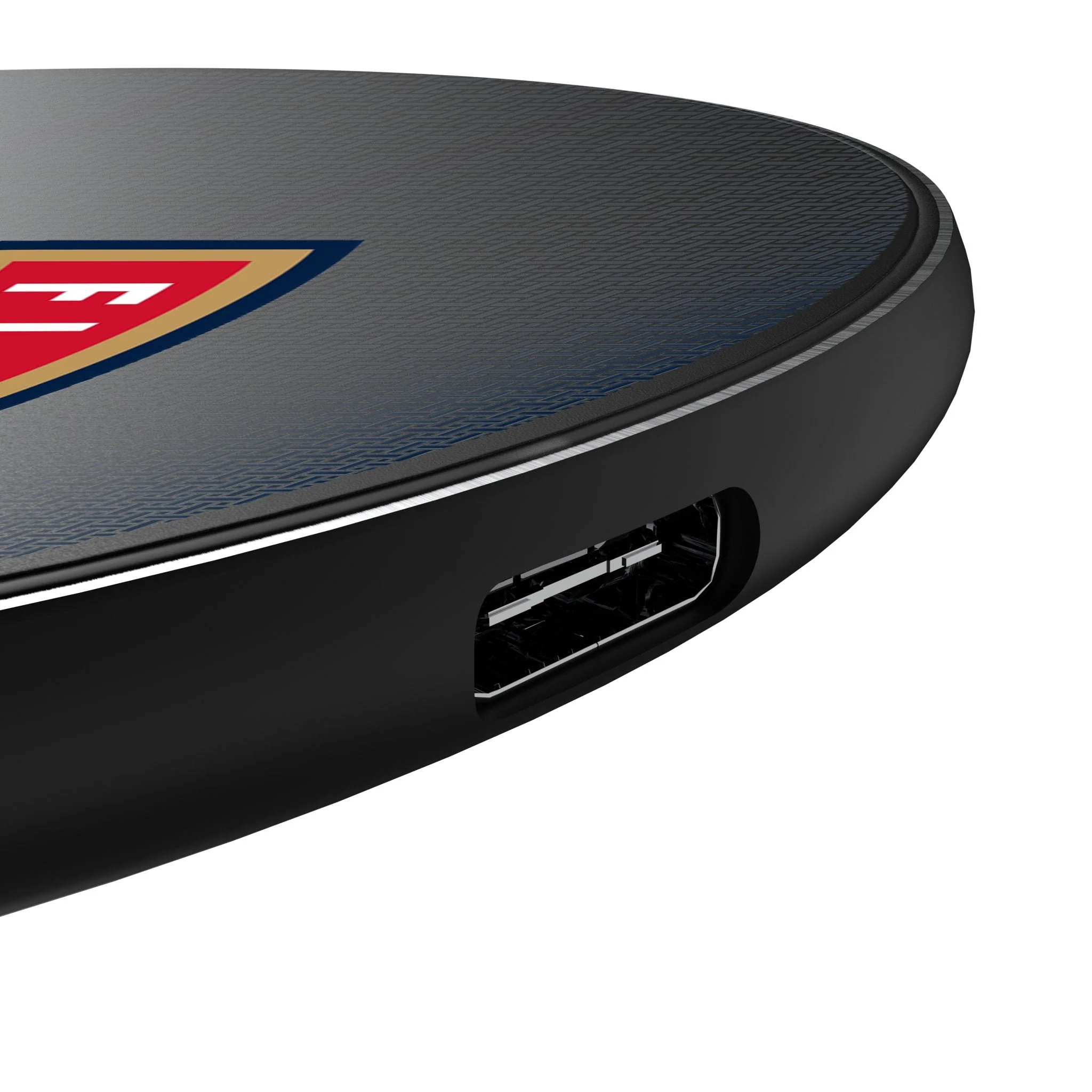 Florida Panthers Linen 15-Watt Wireless Charger - Image 3