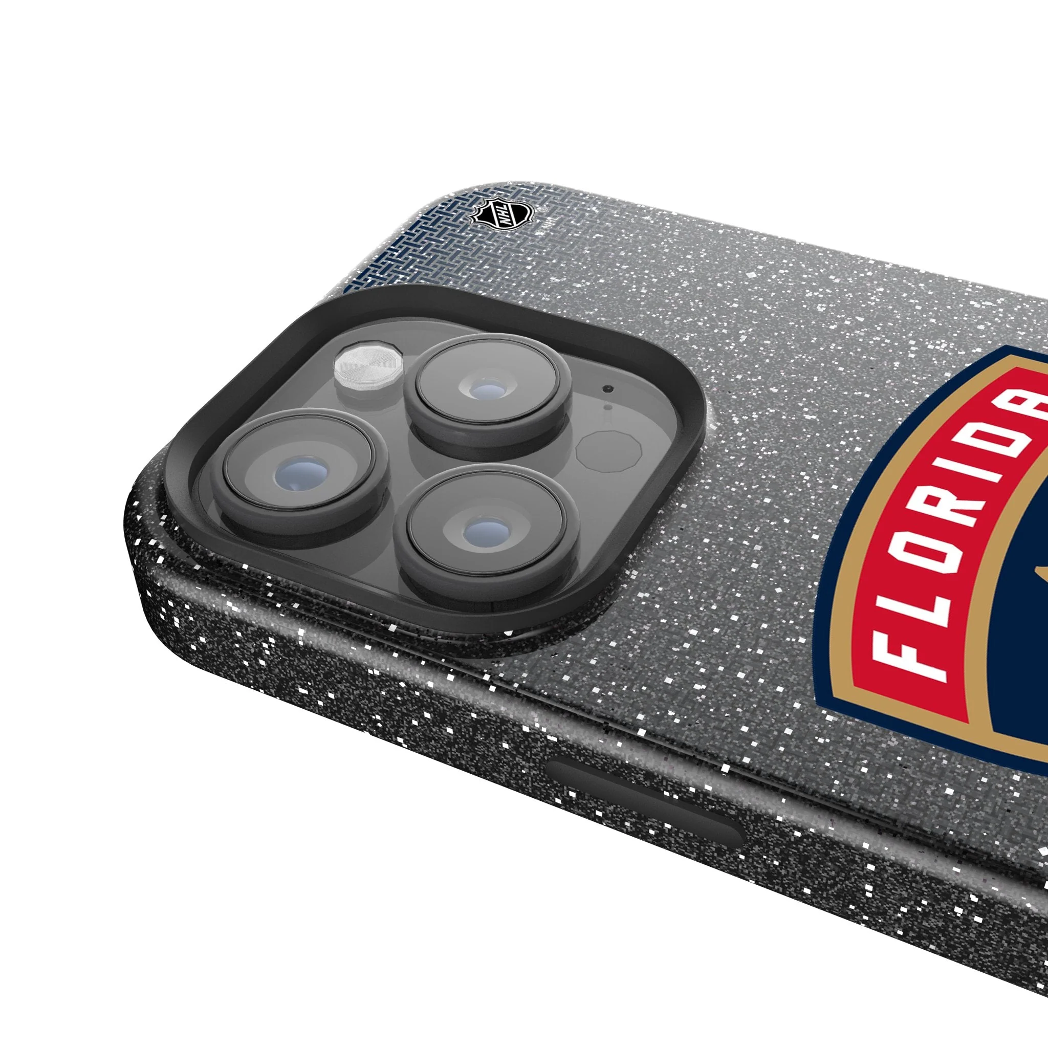 Florida Panthers Linen Bling Phone Case for Apple iPhone - Image 4