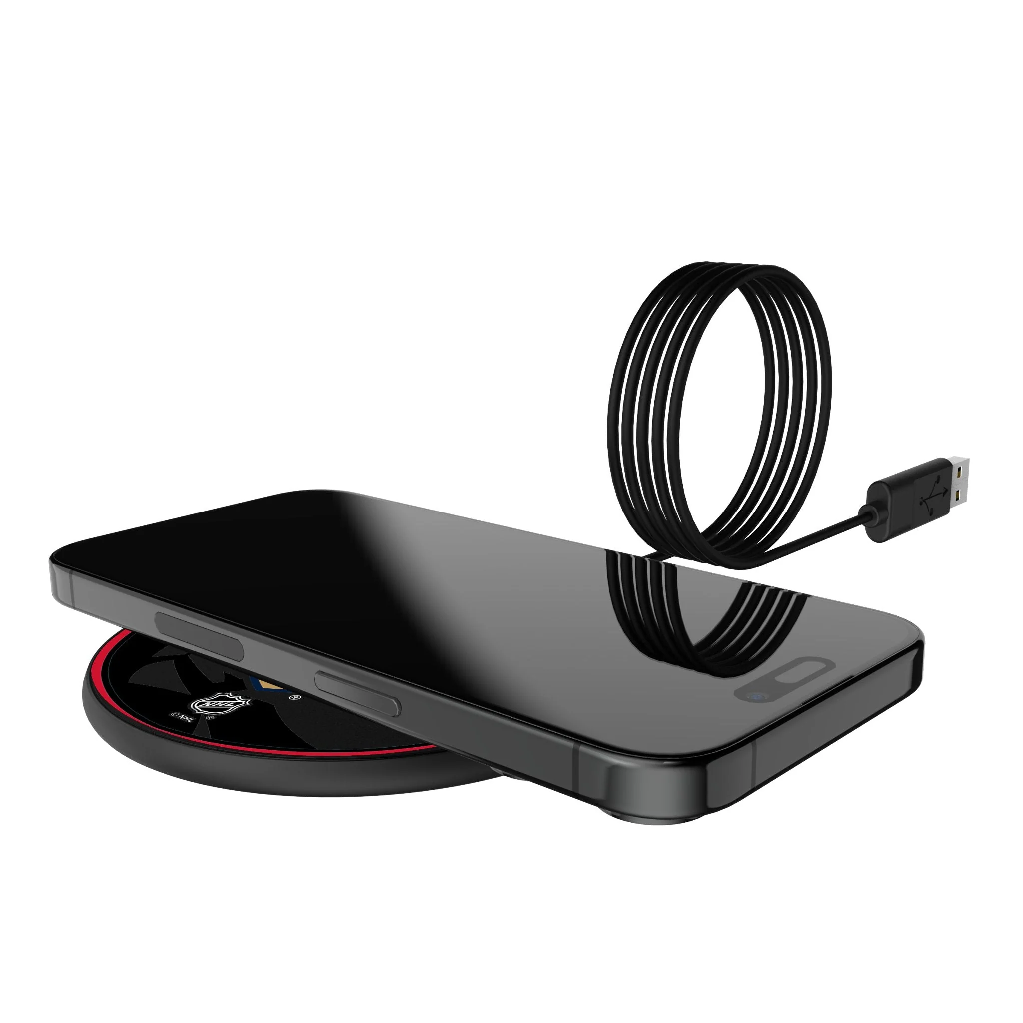 Florida Panthers Monocolor Tilt 15-Watt Wireless Charger - Image 5