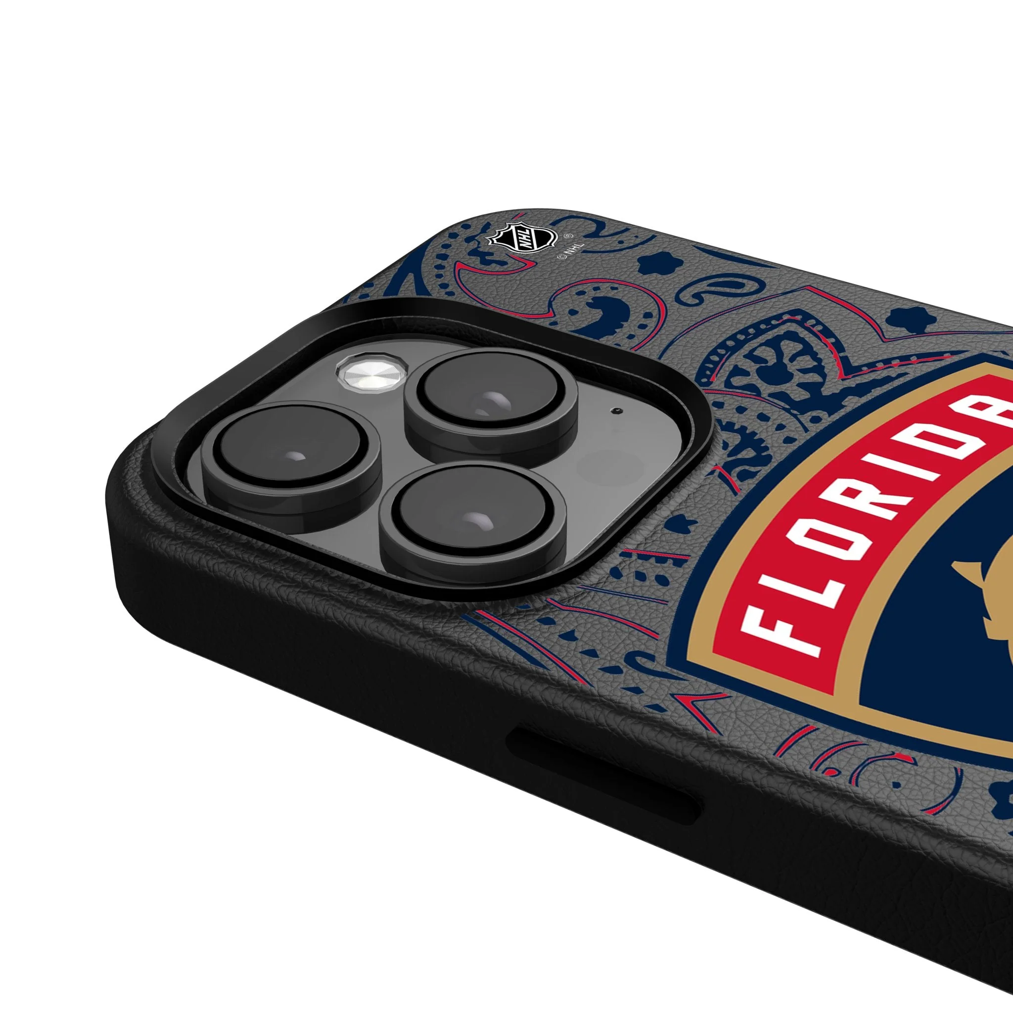 Florida Panthers Paisley MagSafe Compatible Phone Case for Apple iPhone - Image 4