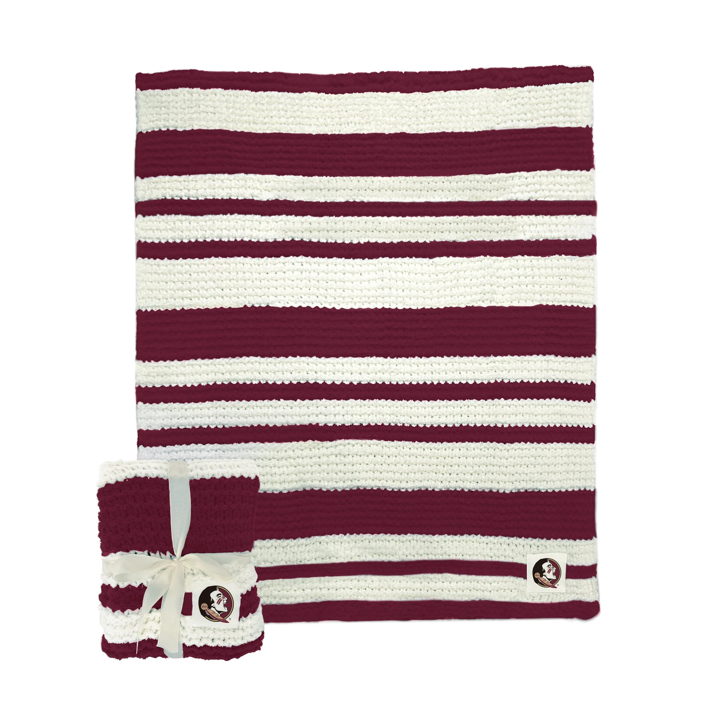 Florida State Seminoles Cable Knit Throw 50x60