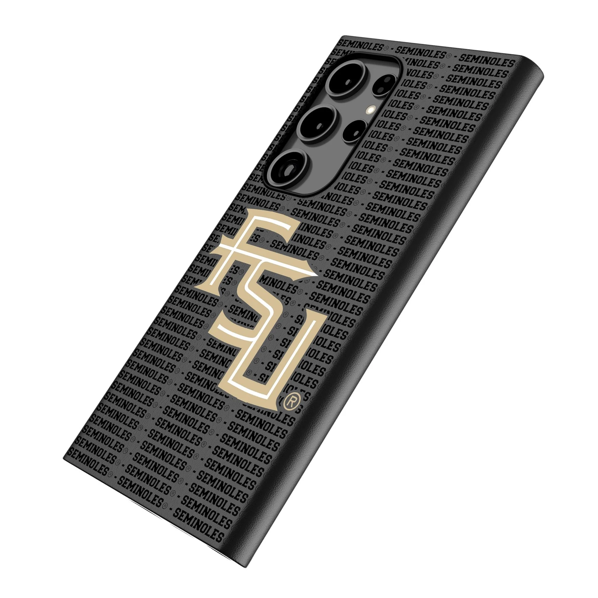 Florida State University Seminoles Athletic Wordmark Text Backdrop MagSafe Compatible Phone Case for Samsung Galaxy - Image 2
