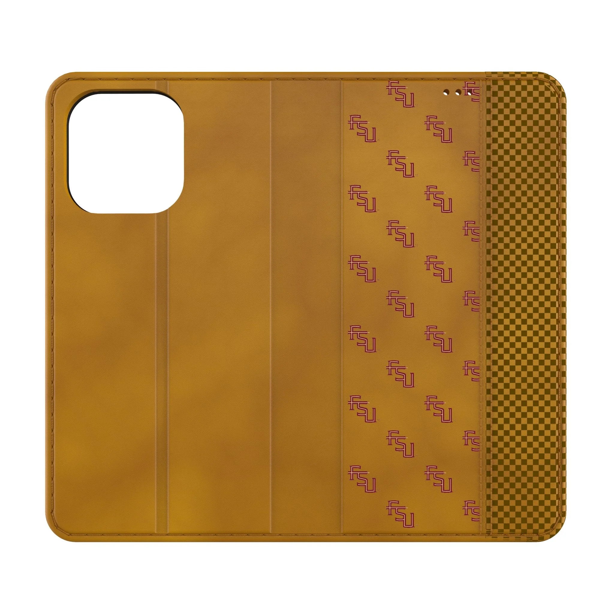Florida State University Seminoles Fashion Pattern Folio Phone Case for Apple iPhone