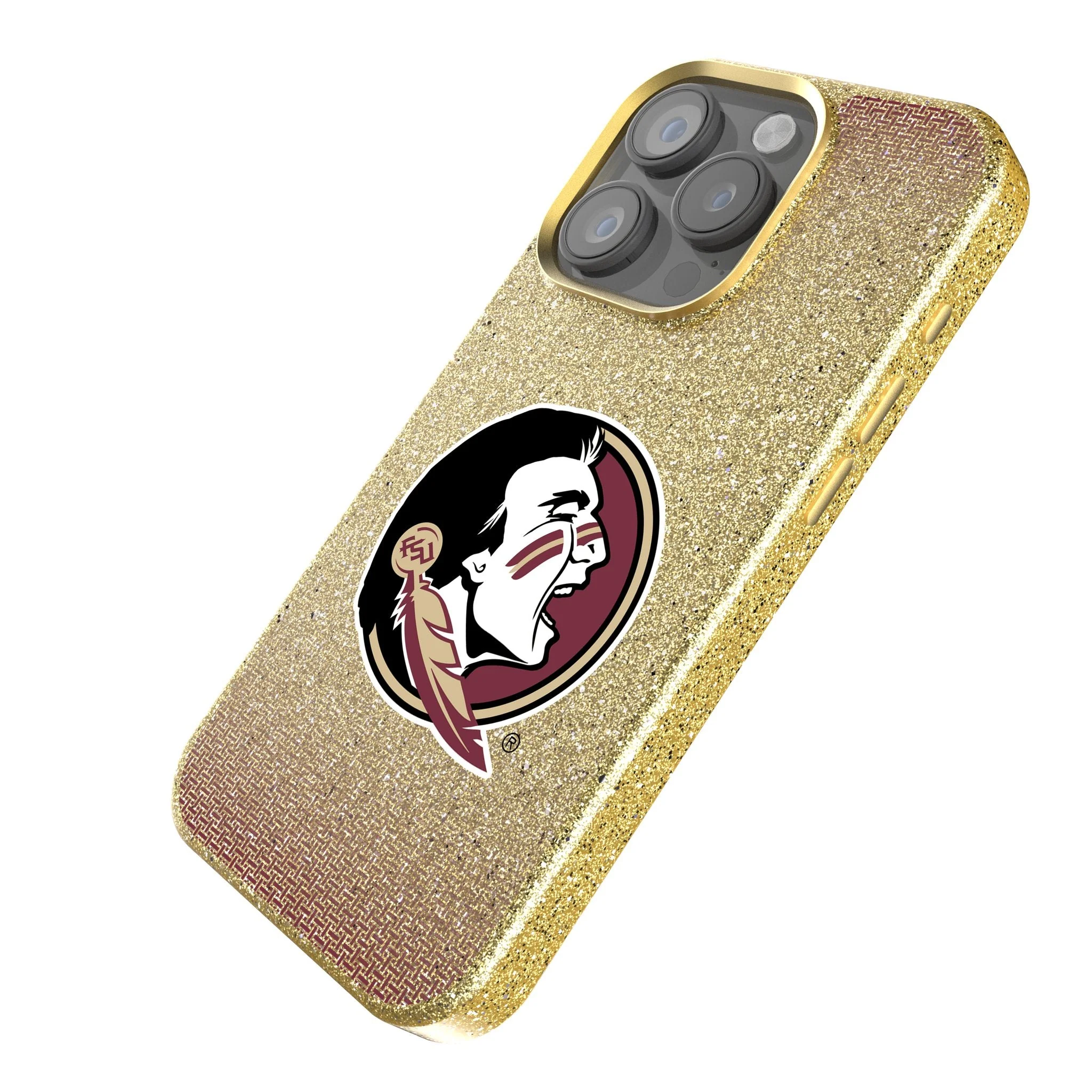 Florida State University Seminoles Linen Bling Phone Case for Apple iPhone - Image 2