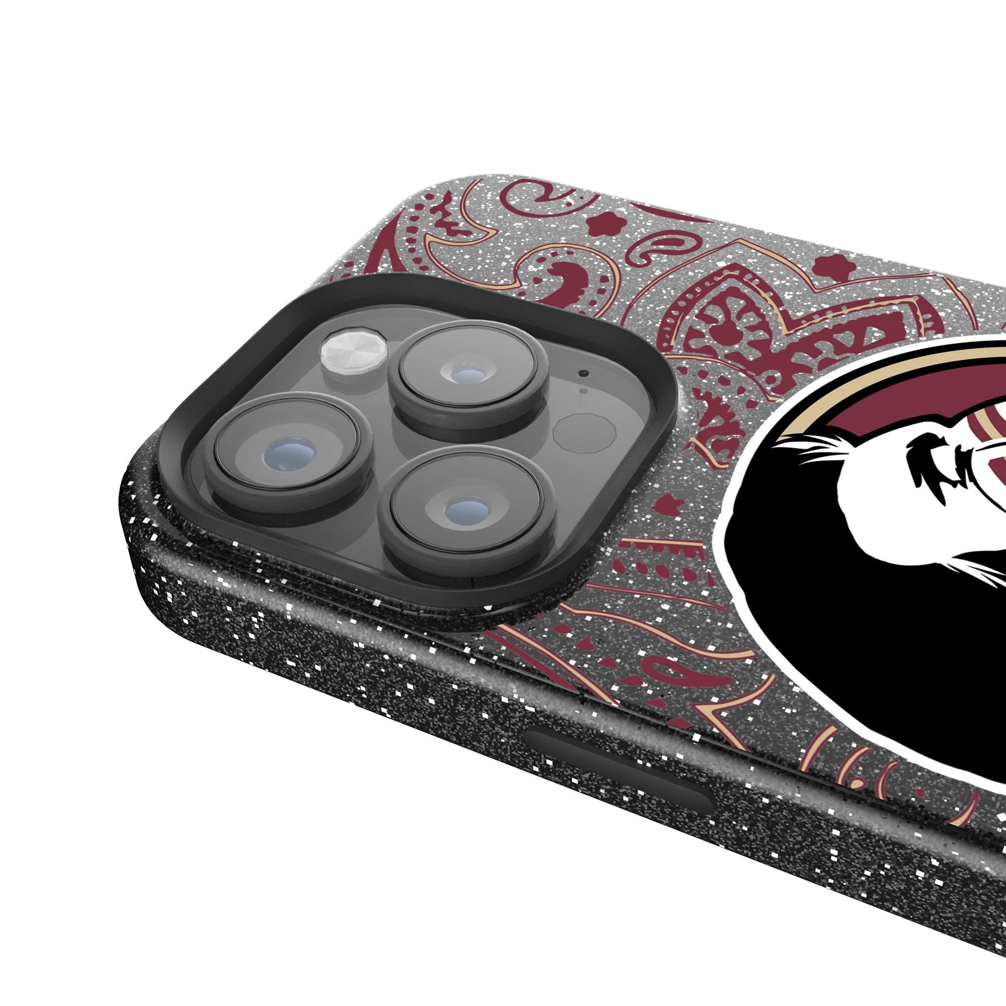 Florida State University Seminoles Paisley Bling Phone Case - Image 4