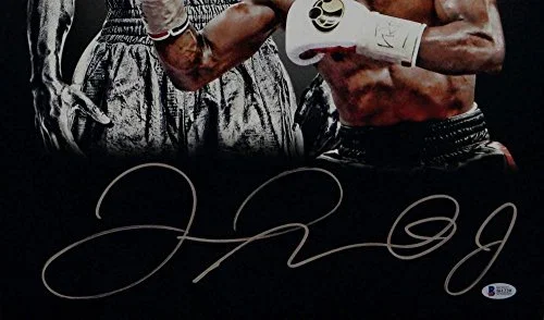 Floyd Mayweather Signed 16x20 Double Image White Gloves Photo- Beckett Auth - Image 2