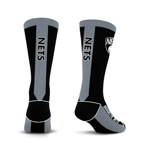 For Bare Feet NBA BROOKLYN NETS MVP Crew Sock Team Color Large - Image 4