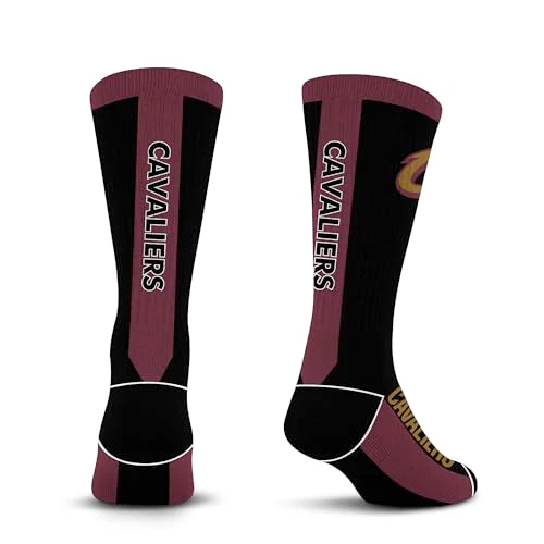 For Bare Feet NBA CLEVELAND CAVALIERS MVP Crew Sock Team Color Large - Image 4