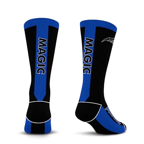 For Bare Feet NBA ORLANDO MAGIC MVP Crew Sock Team Color Large - Image 4