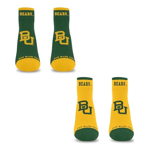 For Bare Feet NCAA BAYLOR BEARS Front and Center 2 Pack Team Colors Large - Image 4