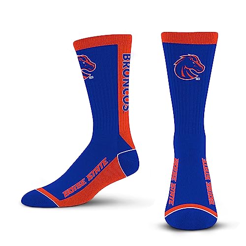 For Bare Feet NCAA BOISE STATE BRONCOS MVP Crew Sock Team Color Large - Image 4