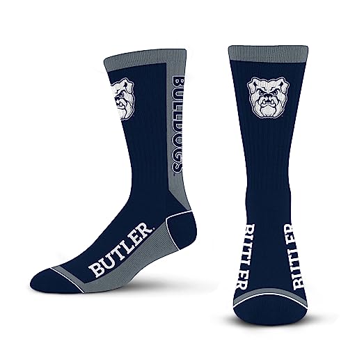 For Bare Feet NCAA BUTLER BULLDOGS MVP Crew Sock Team Color Large - Image 4