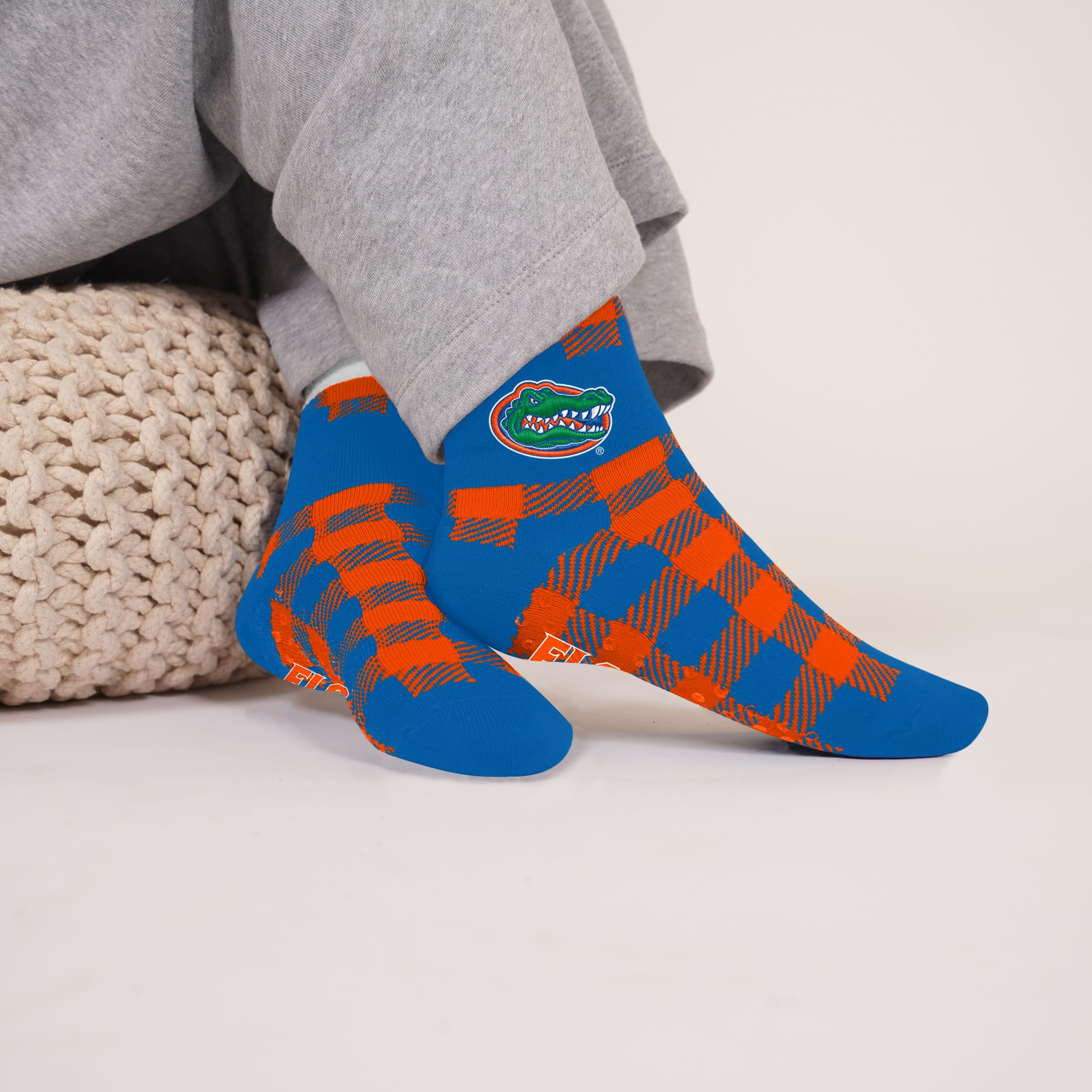For Bare Feet NCAA FLORIDA GATORS Cozy Buff Plush Cabin Sock Team Color OSFM - Image 3
