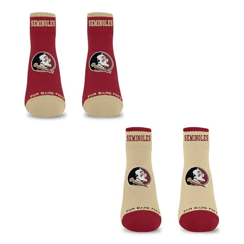 For Bare Feet NCAA FLORIDA STATE SEMINOLES Front and Center 2 Pack Team Colors Large - Image 4