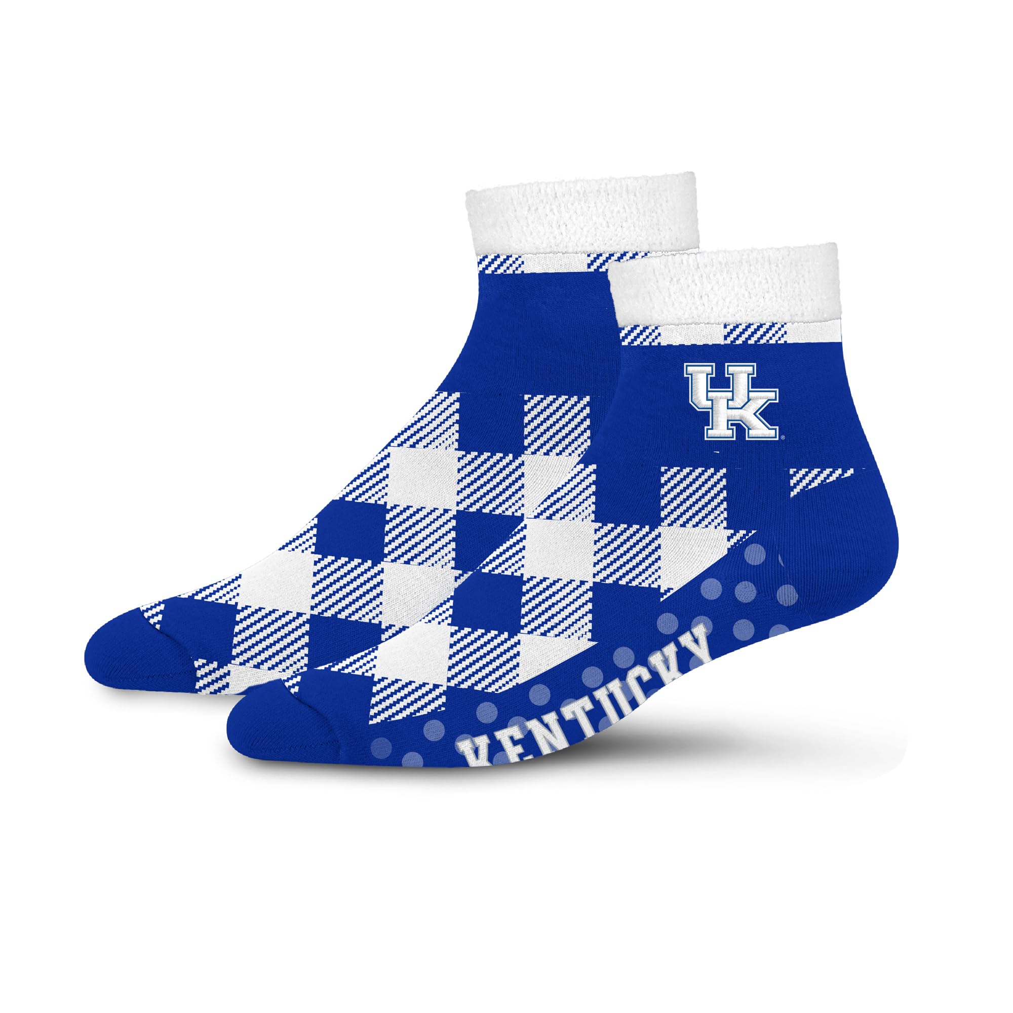 For Bare Feet NCAA KENTUCKY WILDCATS Cozy Buff Plush Cabin Sock Team Color OSFM