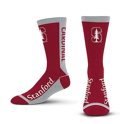 For Bare Feet NCAA STANFORD CARDINAL MVP Crew Sock Team Color Large - Image 4