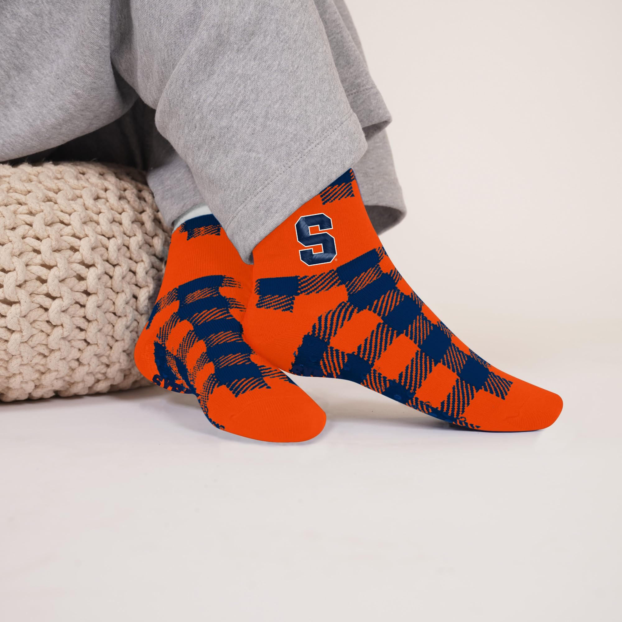 For Bare Feet NCAA SYRACUSE ORANGE Cozy Buff Plush Cabin Sock Team Color OSFM - Image 3