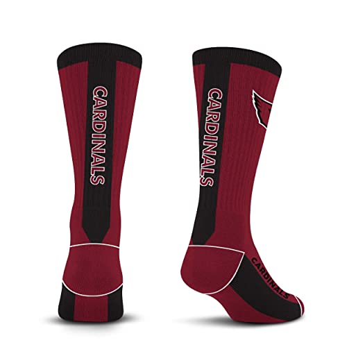 For Bare Feet NFL ARIZONA CARDINALS MVP Crew Sock Team Color Large - Image 4