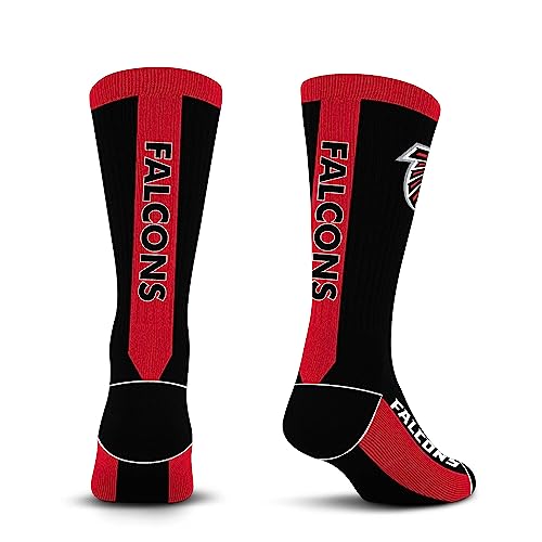 For Bare Feet NFL ATLANTA FALCONS MVP Crew Sock Team Color Large - Image 4
