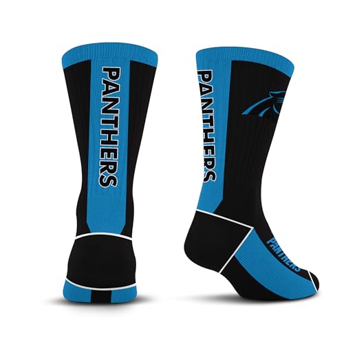 For Bare Feet NFL CAROLINA PANTHERS MVP Crew Sock Team Color Youth - Image 3
