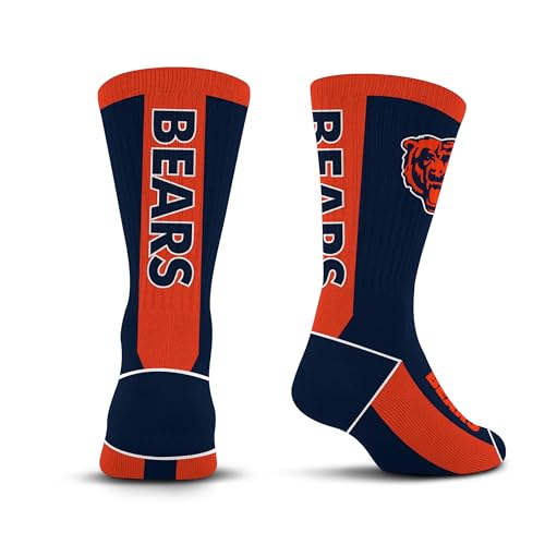 For Bare Feet NFL CHICAGO BEARS MVP Crew Sock Team Color Youth - Image 3