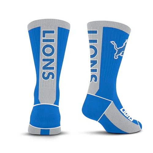 For Bare Feet NFL DETROIT LIONS MVP Crew Sock Team Color Youth - Image 10