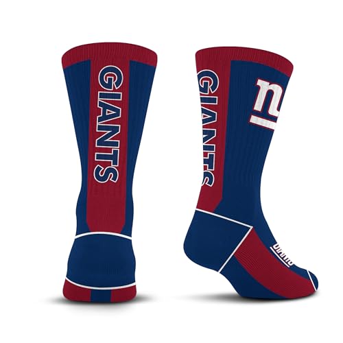 For Bare Feet NFL NEW YORK GIANTS MVP Crew Sock Team Color Youth - Image 3