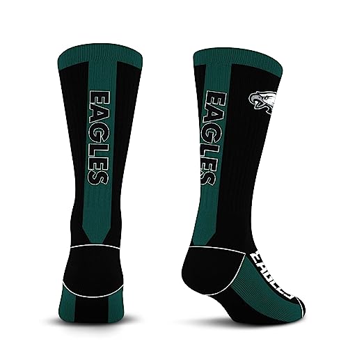 For Bare Feet NFL PHILADELPHIA EAGLES MVP Crew Sock Team Color Large - Image 9