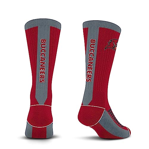 For Bare Feet NFL TAMPA BAY BUCCANEERS MVP Crew Sock Team Color Large - Image 4