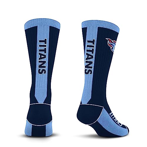 For Bare Feet NFL TENNESSEE TITANS MVP Crew Sock Team Color Large - Image 4