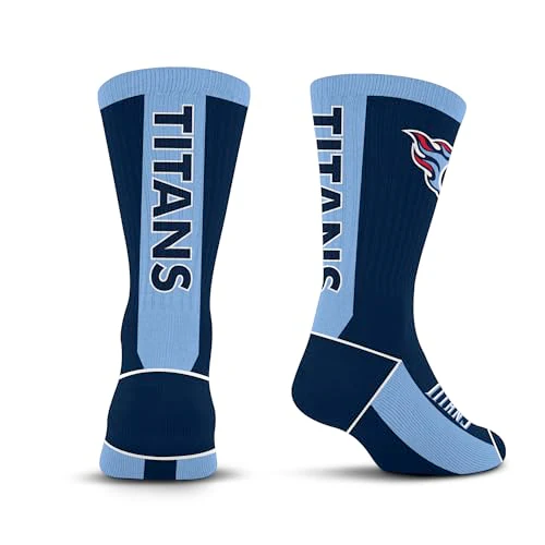 For Bare Feet NFL TENNESSEE TITANS MVP Crew Sock Team Color Youth - Image 3