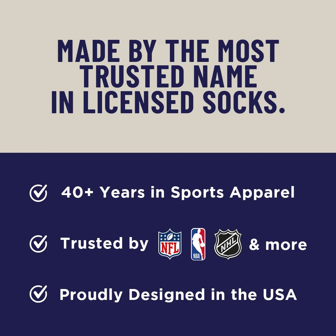For Bare Feet NFL WASHINGTON COMMANDERS MVP Crew Sock Team Color Large - Image 2
