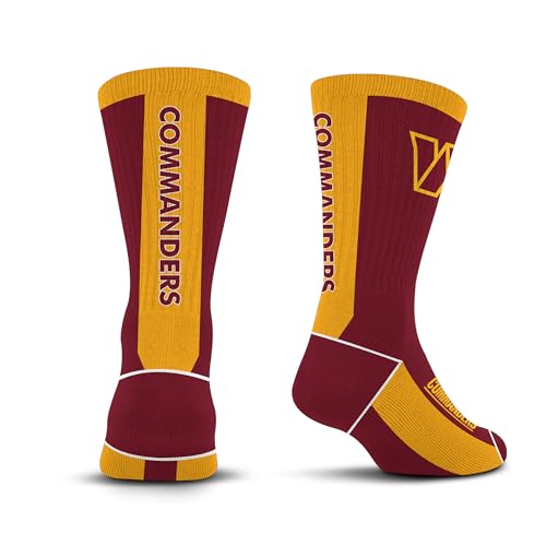 For Bare Feet NFL WASHINGTON COMMANDERS MVP Crew Sock Team Color Youth - Image 3