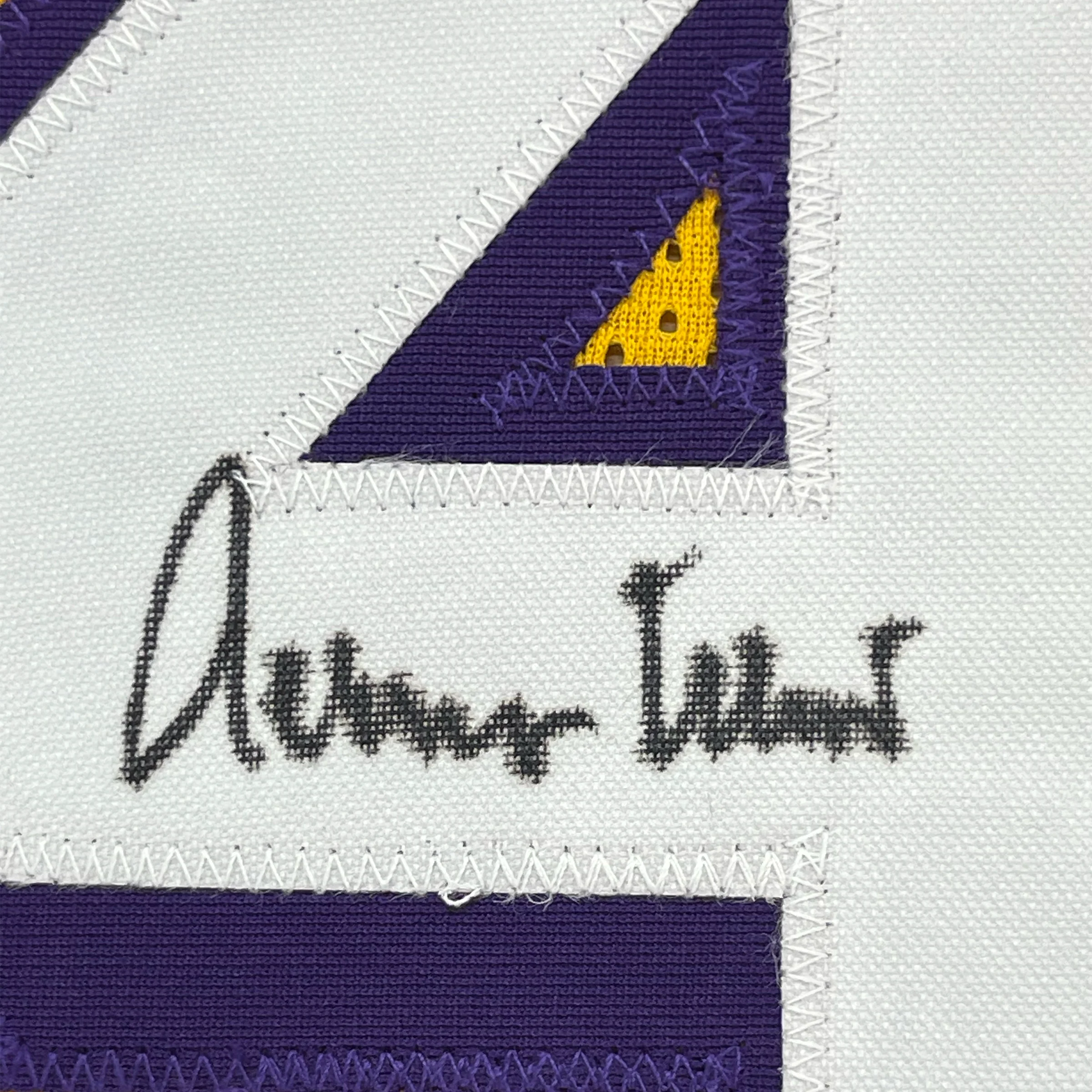 Framed Autographed/Signed Jerry West 35x39 Los Angeles LA Yellow Basketball Jersey JSA COA - Image 2