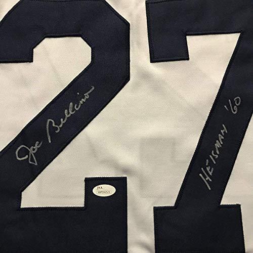 Framed Autographed/Signed Joe Bellino 33x42 Navy Midshipmen White College Football Jersey JSA COA - Image 2
