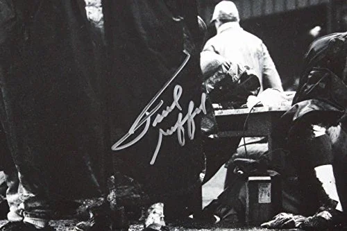 Frank Gifford Autographed 16x20 In The Rain Photo- JSA W Authenticated - Image 2