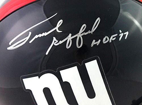 Frank Gifford Autographed F/S New York Giants Helmet W/HOF- JSA W Silver - Image 2