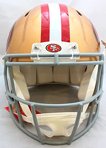 Frank Gore Autographed F/S San Francisco 49ers Speed Authentic Helmet-JSA W Black - Image 4