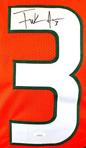 Frank Gore Autographed Orange College Style Jersey- JSA W Authenticated Black - Image 3