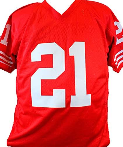 Frank Gore Autographed Red Pro Style Jersey- JSA Witnessed Auth 2 - Image 2