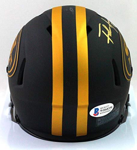Frank Gore Autographed San Francisco 49ers Eclipse Speed Mini Helmet-Beckett W Gold - Image 2