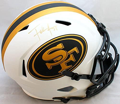 Frank Gore Autographed San Francisco 49ers F/S Lunar Speed Helmet - JSA W Auth Gold