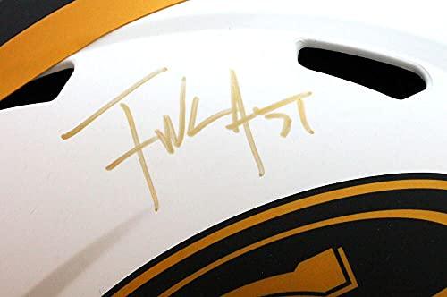 Frank Gore Autographed San Francisco 49ers F/S Lunar Speed Helmet - JSA W Auth Gold - Image 5