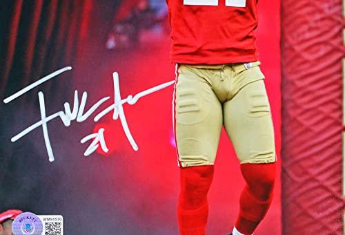 Frank Gore Signed San Francisco 49ers Intro 8x10 Photo-Beckett W Hologram Black - Image 2