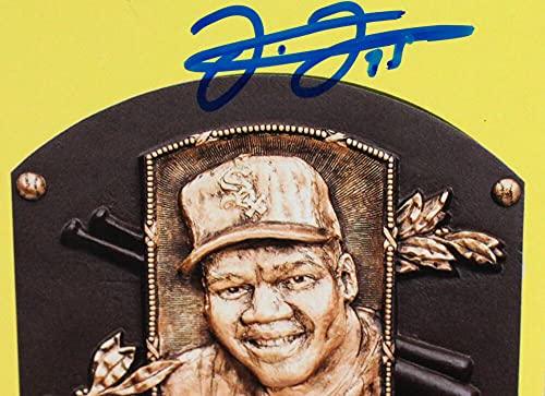 Frank Thomas Autographed National Baseball HOF Goal Line Art Card- Beckett W Blue - Image 3