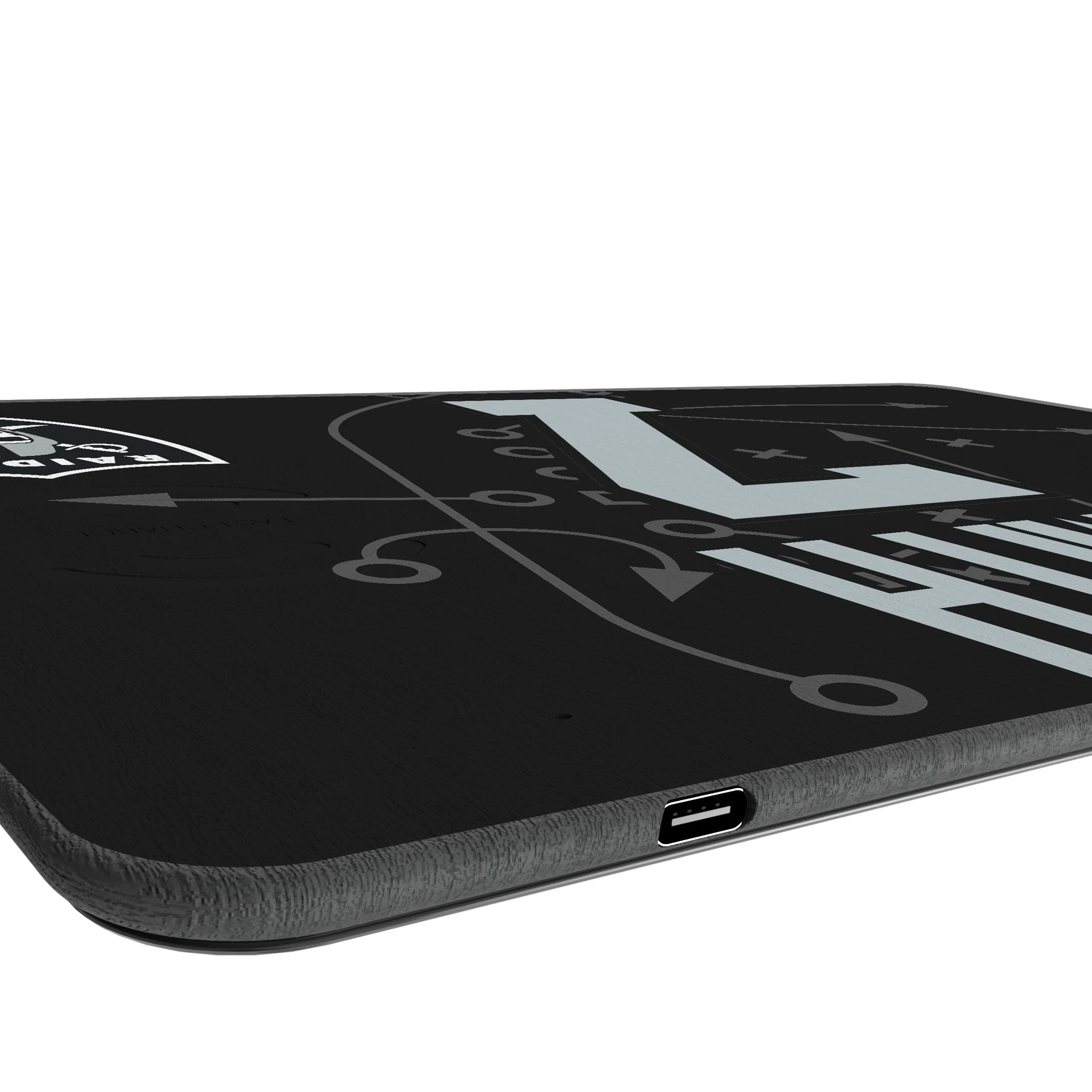 Geno Smith Las Vegas Raiders 7 Game Tactic 15-Watt Wireless Charger and Mouse Pad - Image 3