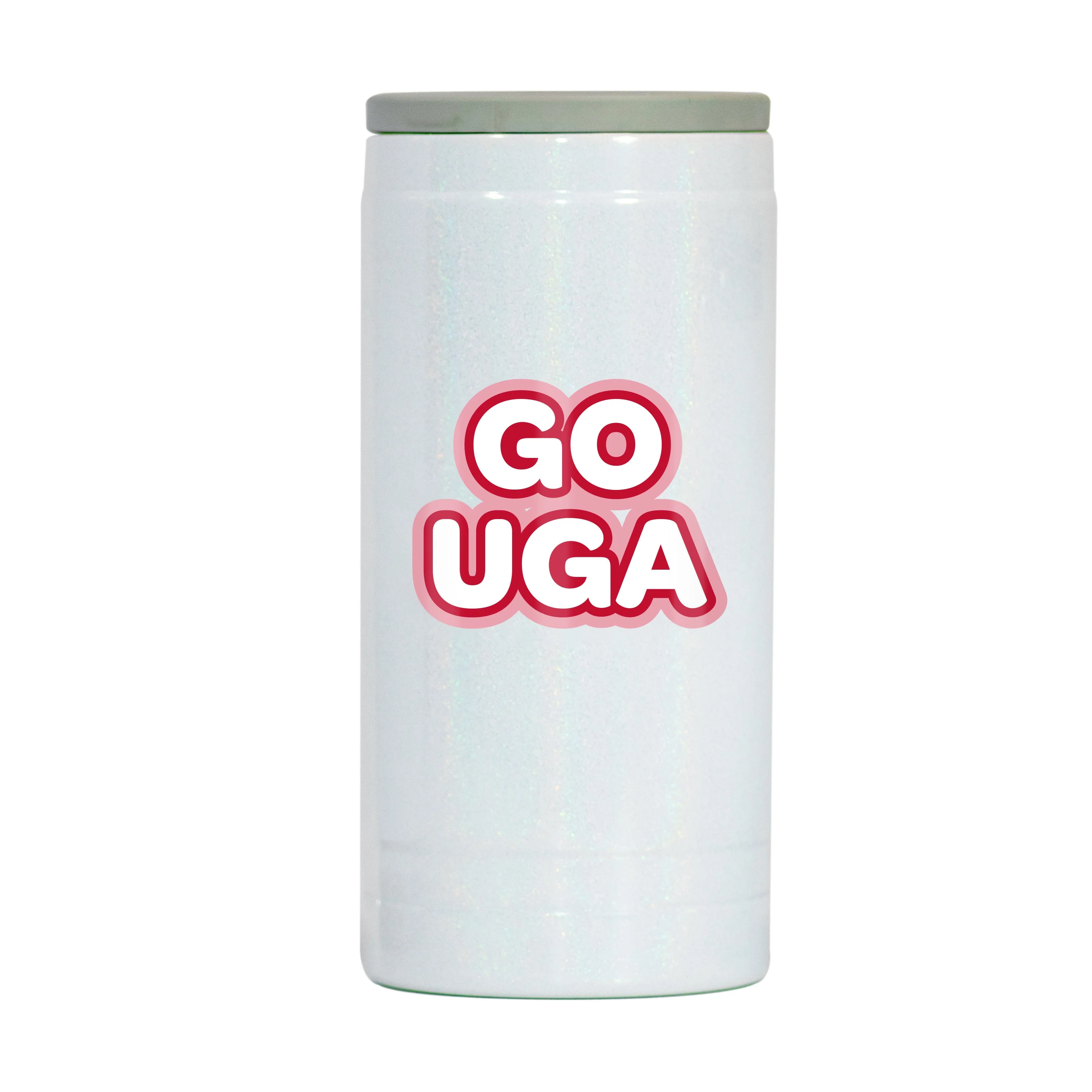 Georgia 12oz Bubble Iridescent Slim Coolie