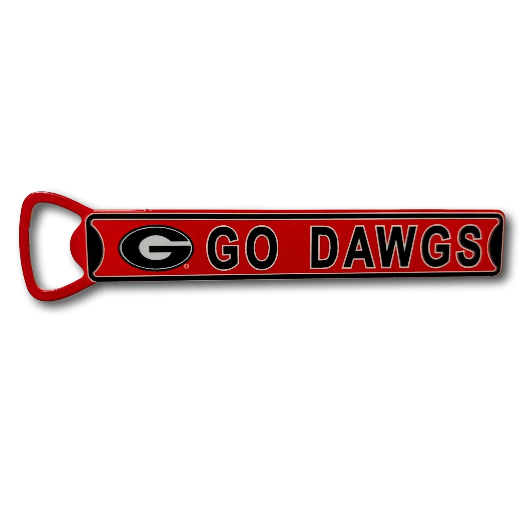Georgia Go Dawgs - Steel Bottle Opener